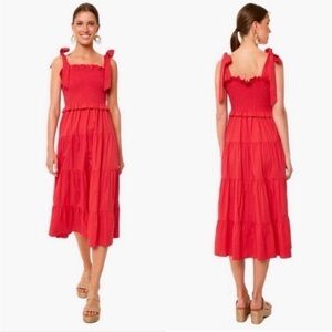 crimson poppy cotton linen portia dress Tuckernuck | Dresses | Tuckernuck Crimson Poppy Cotton Linen Portia Dress  Size S Nwt